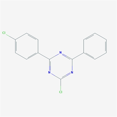 2-chloro-4-(4-chlorophenyl)-6-phenyl-1,3,5-triazine