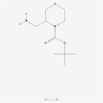 tert-Butyl 3-(aminomethyl)morpholine-4-carboxylate hydrochloride