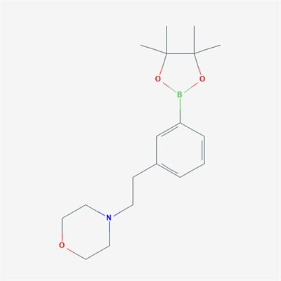 4-(3-(4,4,5,5-Tetramethyl-1,3,2-dioxaborolan-2-yl)phenethyl)morpholine