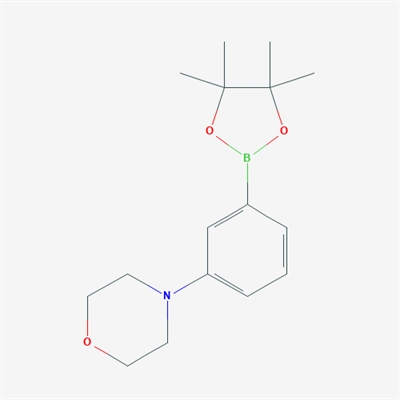 4-[3-(4,4,5,5-tetramethyl-1,3,2-dioxaborolan-2-yl)phenyl]morpholine