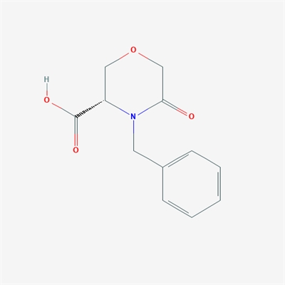 (S)-4-Benzyl-5-oxomorpholine-3-carboxylic acid