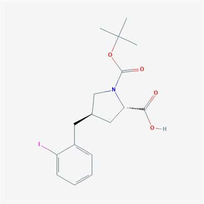 (2S,4R)-1-(tert-Butoxycarbonyl)-4-(2-iodobenzyl)pyrrolidine-2-carboxylic acid