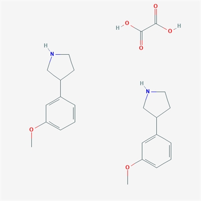 3-(3-Methoxyphenyl)pyrrolidine oxalate(2:1)