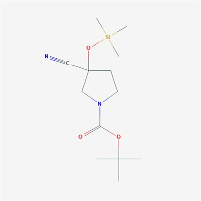 tert-Butyl 3-cyano-3-((trimethylsilyl)oxy)pyrrolidine-1-carboxylate