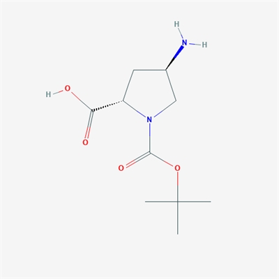 (2S,4R)-4-Amino-1-(tert-butoxycarbonyl)pyrrolidine-2-carboxylic acid