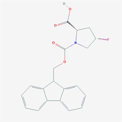 (2S,4S)-1-(((9H-Fluoren-9-yl)methoxy)carbonyl)-4-fluoropyrrolidine-2-carboxylic acid