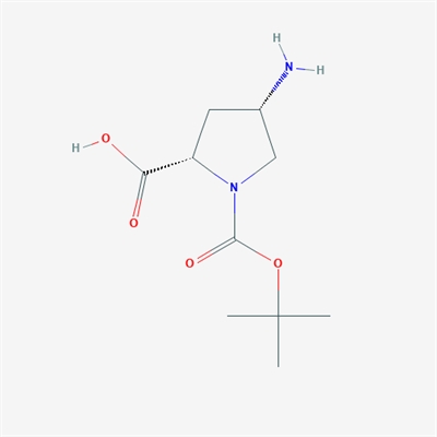 (2S,4S)-4-Amino-1-(tert-butoxycarbonyl)pyrrolidine-2-carboxylic acid