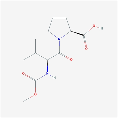 (S)-1-((S)-2-((Methoxycarbonyl)amino)-3-methylbutanoyl)pyrrolidine-2-carboxylic acid