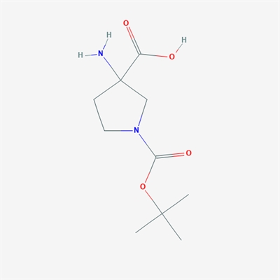 3-Amino-1-(tert-butoxycarbonyl)pyrrolidine-3-carboxylic acid