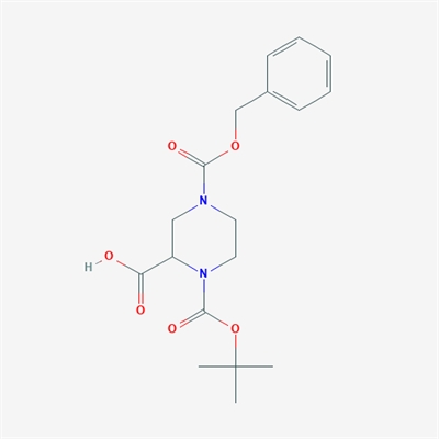 4-((Benzyloxy)carbonyl)-1-(tert-butoxycarbonyl)piperazine-2-carboxylic acid