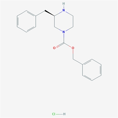 (R)-Benzyl 3-benzylpiperazine-1-carboxylate hydrochloride