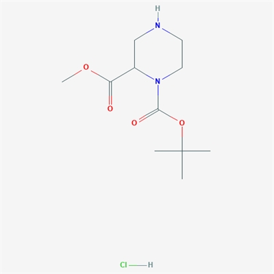 1-tert-Butyl 2-methyl piperazine-1,2-dicarboxylate hydrochloride