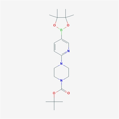 tert-Butyl 4-(5-(4,4,5,5-tetramethyl-1,3,2-dioxaborolan-2-yl)pyridin-2-yl)piperazine-1-carboxylate