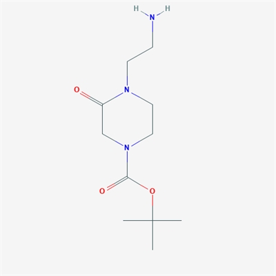 tert-Butyl 4-(2-aminoethyl)-3-oxopiperazine-1-carboxylate