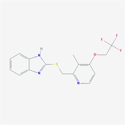 2-(((3-Methyl-4-(2,2,2-trifluoroethoxy)pyridin-2-yl)methyl)thio)-1H-benzo[d]imidazole