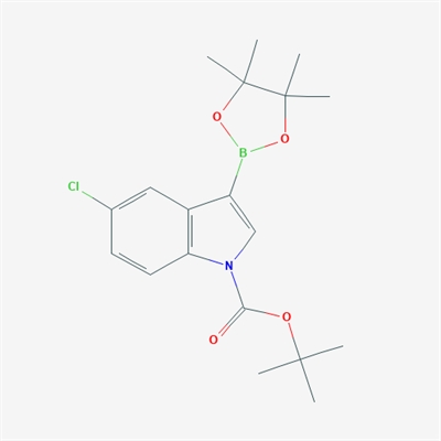 tert-Butyl 5-chloro-3-(4,4,5,5-tetramethyl-1,3,2-dioxaborolan-2-yl)-1H-indole-1-carboxylate