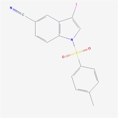 3-Iodo-1-tosyl-1H-indole-5-carbonitrile