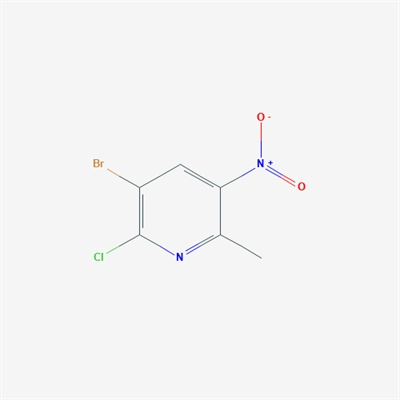 3-Bromo-2-chloro-6-methyl-5-nitropyridine