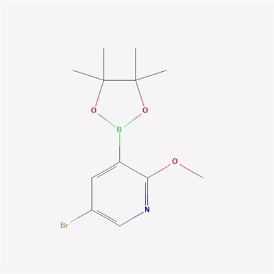 5-Bromo-2-methoxy-3-(4,4,5,5-tetramethyl-1,3,2-dioxaborolan-2-yl)pyridine