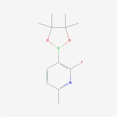 2-Fluoro-6-methyl-3-(4,4,5,5-tetramethyl-1,3,2-dioxaborolan-2-yl)pyridine