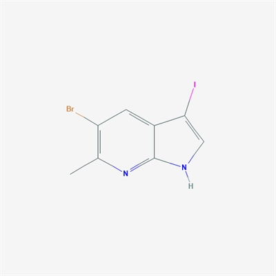 5-Bromo-3-iodo-6-methyl-1H-pyrrolo[2,3-b]pyridine