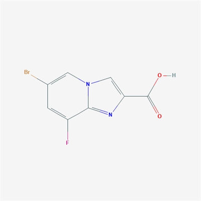 6-Bromo-8-fluoroimidazo[1,2-a]pyridine-2-carboxylic acid