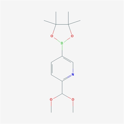 2-(Dimethoxymethyl)-5-(4,4,5,5-tetramethyl-1,3,2-dioxaborolan-2-yl)pyridine