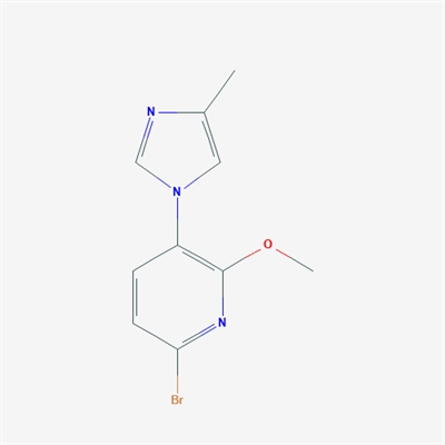 6-Bromo-2-methoxy-3-(4-methyl-1H-imidazol-1-yl)pyridine