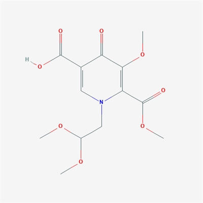 1-(2,2-Dimethoxyethyl)-5-methoxy-6-(methoxycarbonyl)-4-oxo-1,4-dihydropyridine-3-carboxylic acid