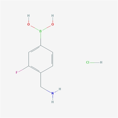 (4-(Aminomethyl)-3-fluorophenyl)boronic acid hydrochloride