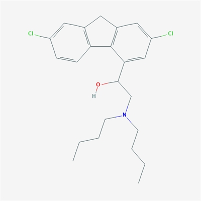 2,7-Dichloro-alpha-[(dibutylamino)methyl]-9H-fluorene-4-methanol