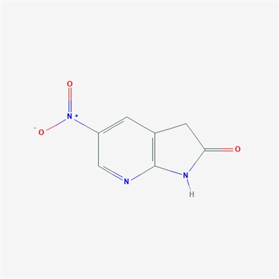 5-Nitro-3,7-dihydro-pyrrolo[2,3-b]pyridin-2-one