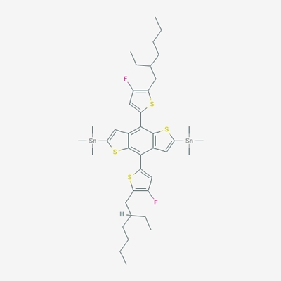 4,8-Bis-[5-(2-ethyl-hexyl)-4-fluoro-thiophen-2-yl]-2,6-bis-trimethylstannanyl-1,5-dithia-s-indacene