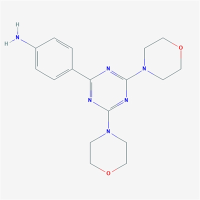 4-(4,6-Dimorpholino-1,3,5-triazin-2-yl)aniline