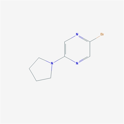 2-Bromo-5-(pyrrolidin-1-yl)pyrazine