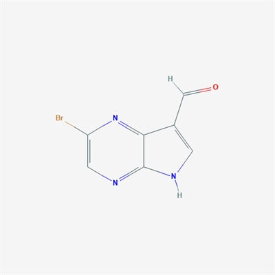 2-Bromo-5H-pyrrolo[2,3-b]pyrazine-7-carbaldehyde