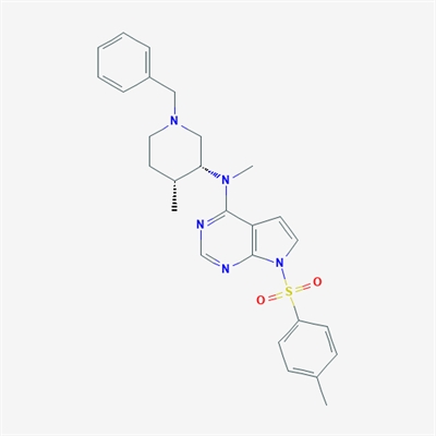 N-((3R,4R)-1-Benzyl-4-methylpiperidin-3-yl)-N-methyl-7-tosyl-7H-pyrrolo[2,3-d]pyrimidin-4-amine