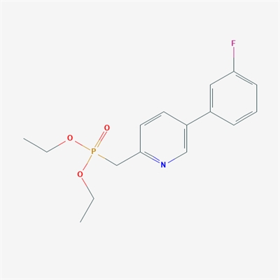 Diethyl ((5-(3-fluorophenyl)pyridin-2-yl)methyl)phosphonate