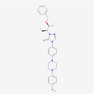 1-((2S,3S)-2-(Benzyloxy)pentan-3-yl)-4-(4-(4-(4-hydroxyphenyl)piperazin-1-yl)phenyl)-1H-1,2,4-triazol-5(4H)-one