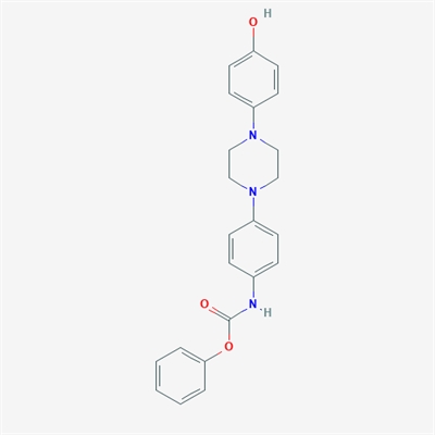 Phenyl (4-(4-(4-hydroxyphenyl)piperazin-1-yl)phenyl)carbamate