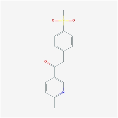 1-(6-Methylpyridin-3-yl)-2-(4-(methylsulfonyl)phenyl)ethanone