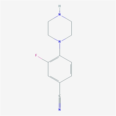 3-Fluoro-4-(piperazin-1-yl)benzonitrile