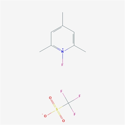 1-Fluoro-2,4,6-trimethylpyridin-1-ium trifluoromethanesulfonate