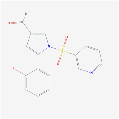 5-(2-Fluorophenyl)-1-(pyridin-3-ylsulfonyl)-1H-pyrrole-3-carbaldehyde