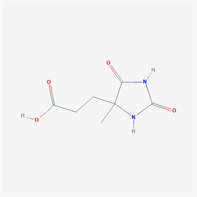 3-(4-Methyl-2,5-dioxoimidazolidin-4-yl)propanoic acid