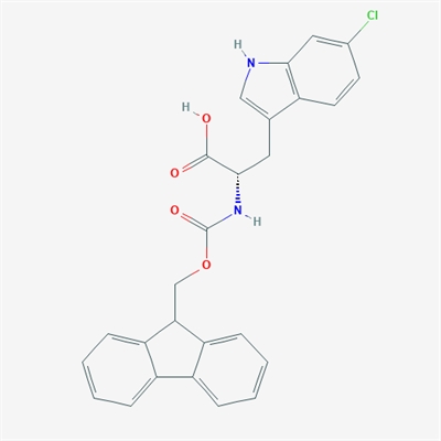 (S)-2-((((9H-Fluoren-9-yl)methoxy)carbonyl)amino)-3-(6-chloro-1H-indol-3-yl)propanoic acid