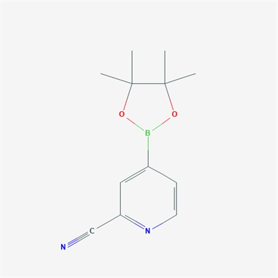 4-(4,4,5,5-Tetramethyl-1,3,2-dioxaborolan-2-yl)picolinonitrile