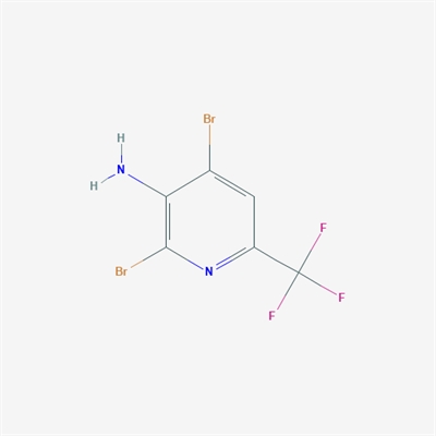 2,4-Dibromo-6-(trifluoromethyl)pyridin-3-amine