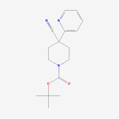 tert-Butyl 4-cyano-4-(pyridin-2-yl)piperidine-1-carboxylate