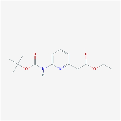 Ethyl 2-(6-((tert-butoxycarbonyl)amino)pyridin-2-yl)acetate